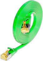 2m FTP SLIM Cat6a patch kábel zöld (PKW-STP-SLIM-K6A 2.0 GN) kép, fotó