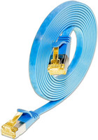 5m FTP SLIM Cat6a patch kábel kék (PKW-STP-SLIM-K6A 5.0 BL) kép, fotó