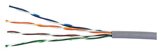 UTP Cat.5e patch kábel PVC, SZÜRKE (100-081-305M) EXCEL 