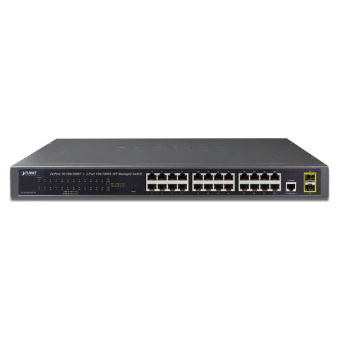 Planet GS-4210-24T2S 24-Port 10/100/1000T + 2-Port 100/1000x SFP Manageable Switch 